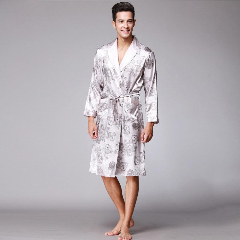 men silk robe - MAXIME