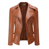 Leather jacket zipper - MAXIME