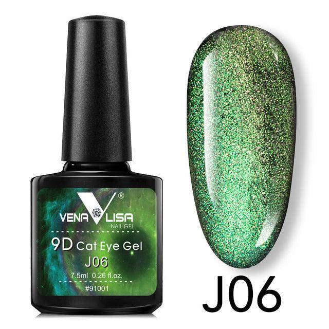 9D Gel Varnish Cat Eye Magic Chameleon Gel Multicolor 5ml Nail Gel Polish - MAXIME