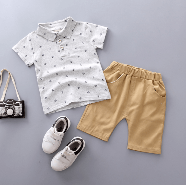 Boy suit short sleeve spring summer - MAXIME