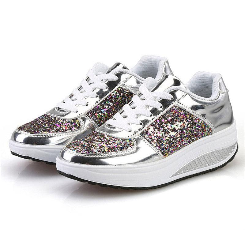 Sequin women's sneakers - MAXIME