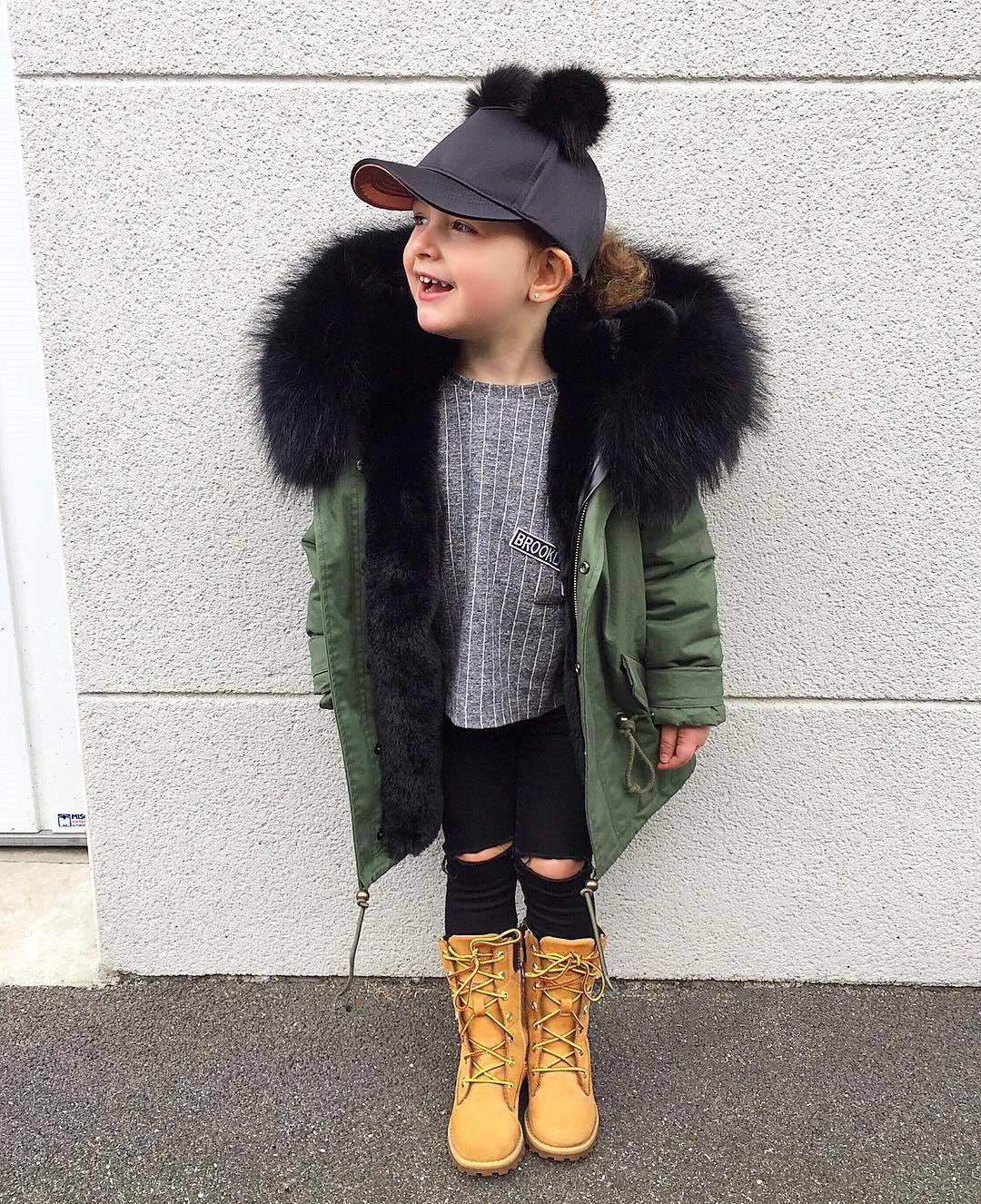 Children's faux fur coat - MAXIME