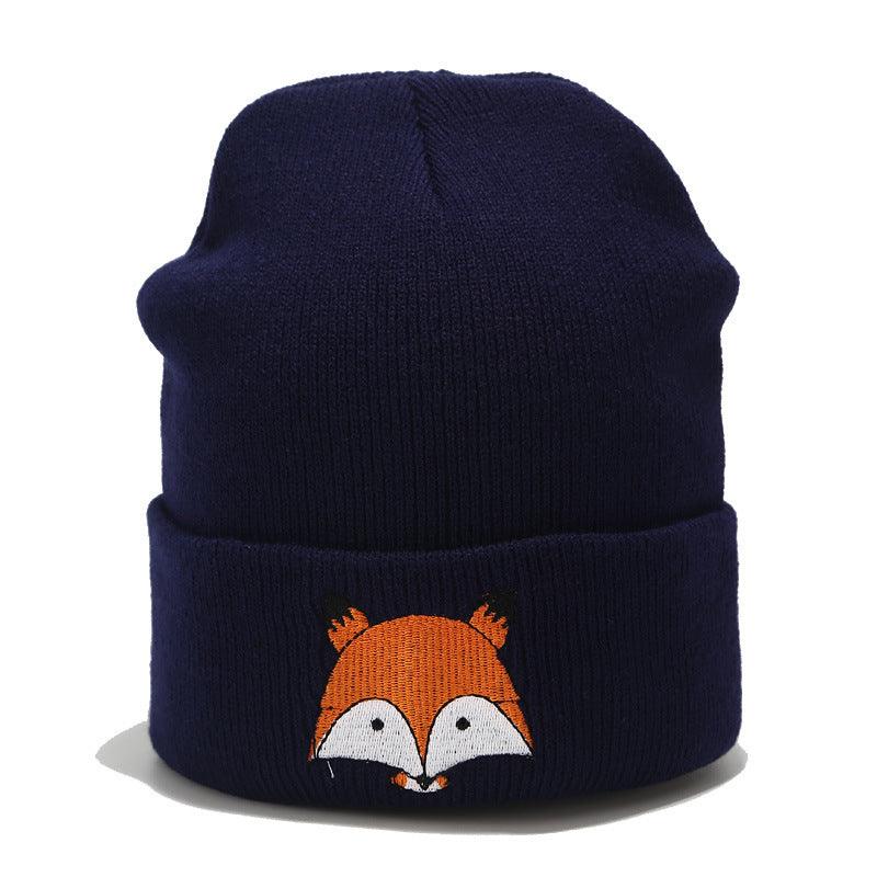 Embroidered wool cap - MAXIME