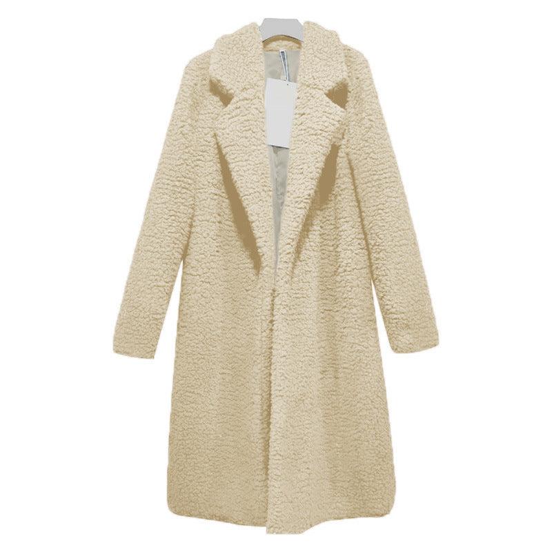 Women's Lapel Long Sleeve Coat Clothing - MAXIME