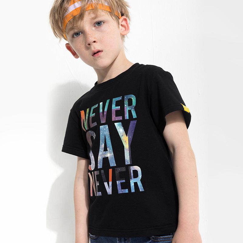 Children's letter print T-shirt - MAXIME