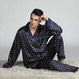 Men's Pajamas Spring And Summer Long-Sleeved Suit - MAXIME