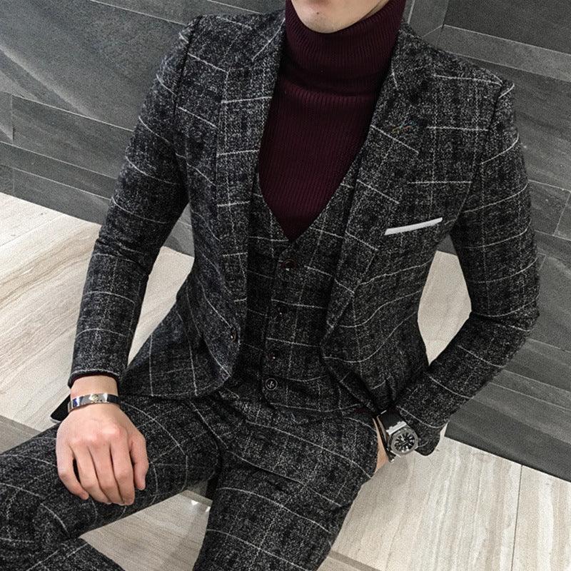 Maxime Thick Slim Fit Plaid Suits - MAXIME