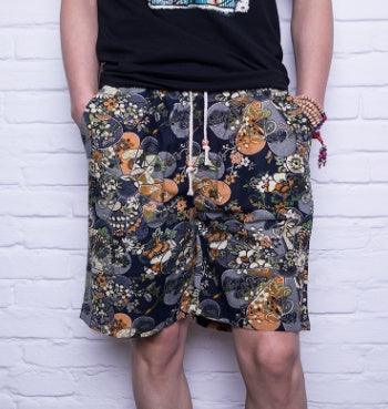 Men Linen Beach Shorts - MAXIME