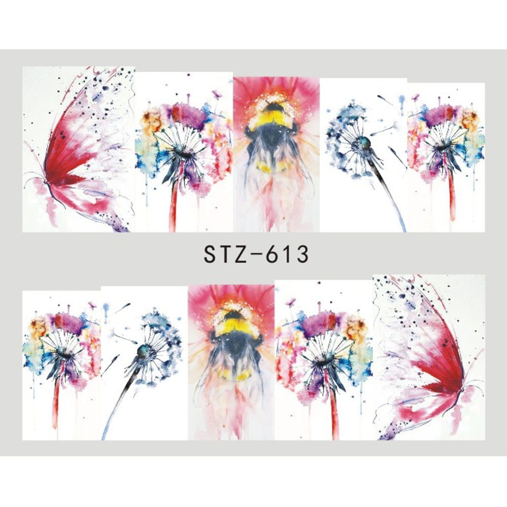 1pcs Nail Sticker Butterfly Flower - MAXIME