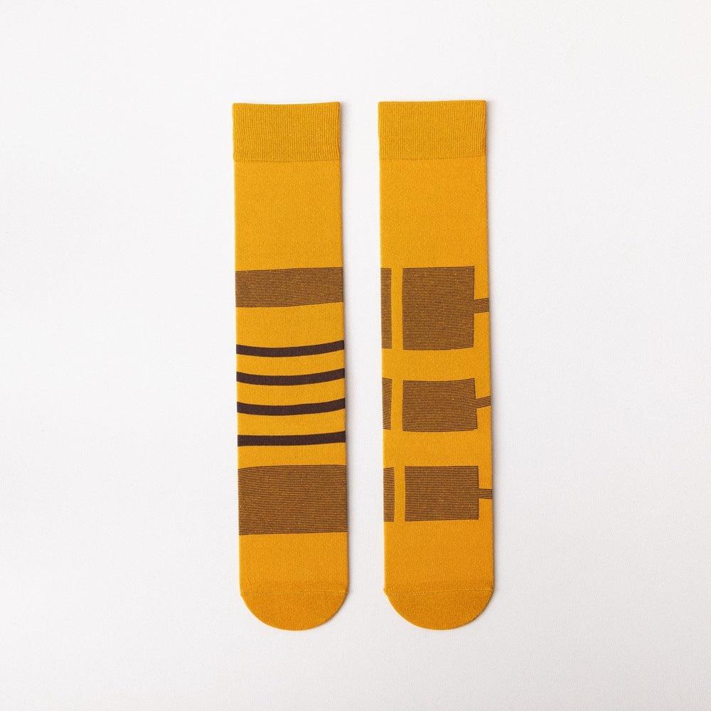 Pile socks AB asymmetric socks - MAXIME