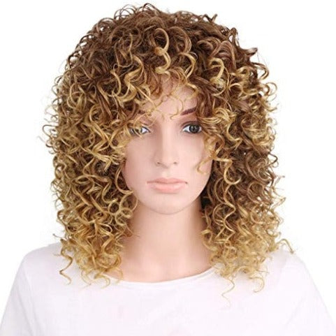 Fashionable chemical short curly hair wig - MAXIME