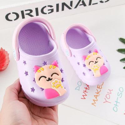 Girls soft bottom lucky cat bathroom slippers - MAXIME