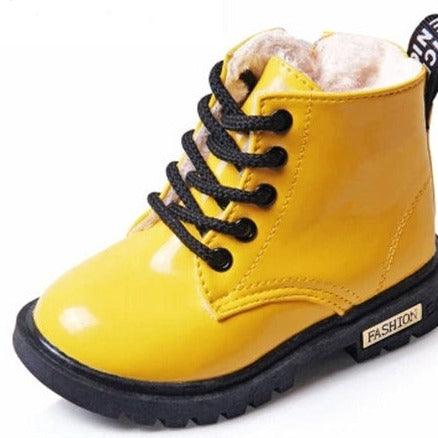 Leather Waterproof Boots Kids Snow Boots - MAXIME