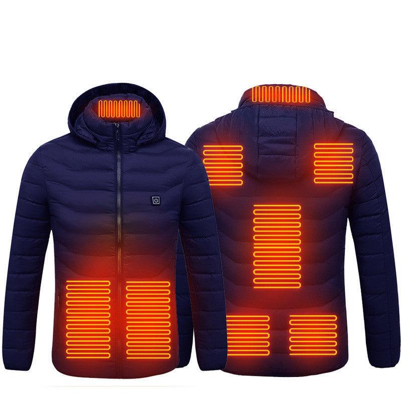 Men Heated Puffer Jacket Electric Heating Coat - MAXIME