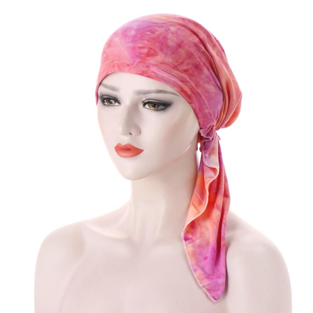 Maxime Curved Tail Turban Hat - MAXIME