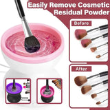 Electric Makeup Brush Cleaner Machine Portable Automatic USB Cosmetic Brush Cleaner Tools For All Size Beauty Makeup Brushes Set - MAXIME