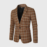 Striped Suit Jacket Men's Casual Slim Fit - MAXIME