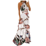 Women Maxi Dress Sexy Summer Dress Robe - MAXIME