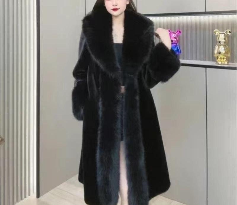 Mink Hair Fur Overcoat Women - MAXIME