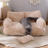 Luxury Cat Bed Sofa Winter Warm Bed For Small Medium Dogs Cats - MAXIME