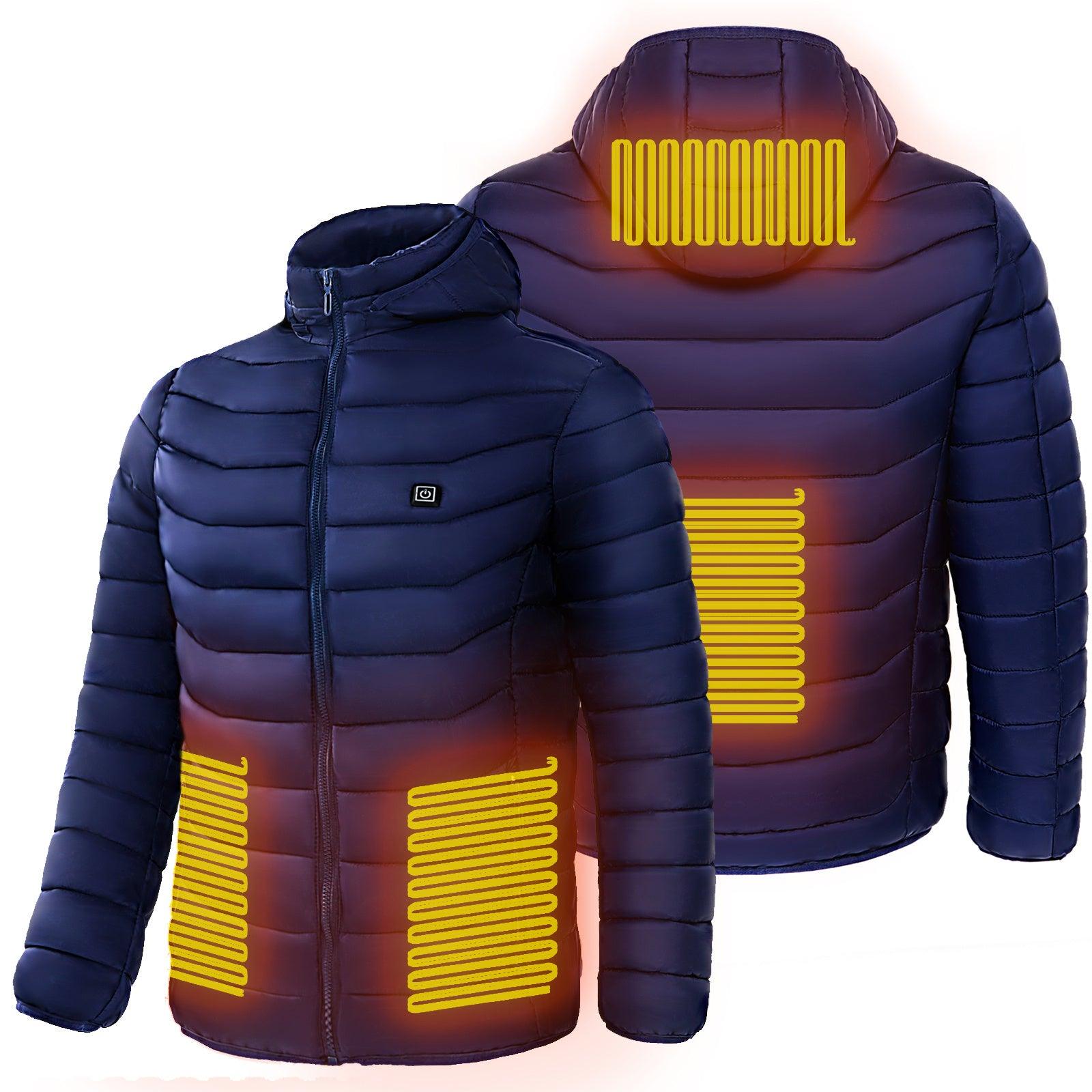 Men Heated Puffer Jacket Electric Heating Coat - MAXIME