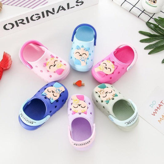 Girls soft bottom lucky cat bathroom slippers - MAXIME