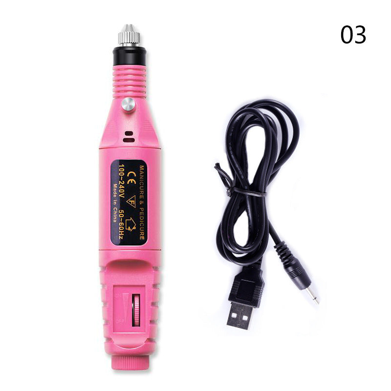 Electric Nail Drill Machine Manicure Machine Set USB Charging Mill Cutter - MAXIME