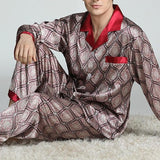 Men's Pajamas Spring And Summer Long-Sleeved Suit - MAXIME