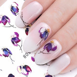 1pcs Nail Sticker Butterfly Flower - MAXIME