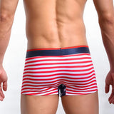 American flag printed ribbed boxers - MAXIME