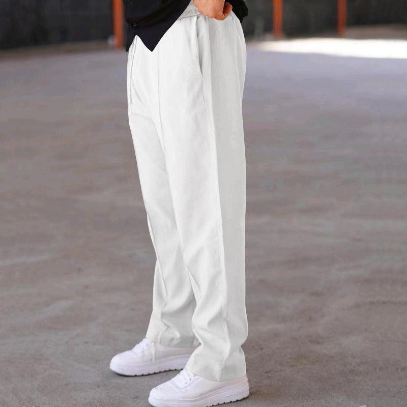 Men's Trousers Casual Loose Straight Pants - MAXIME