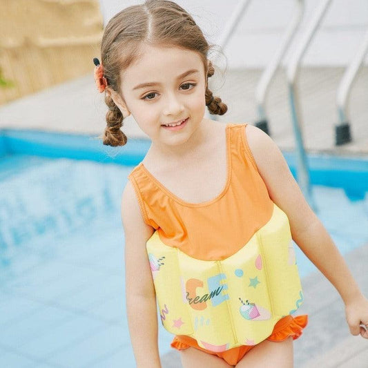 Children's Life Jackets Buoyancy One-piece Swimsuits - MAXIME