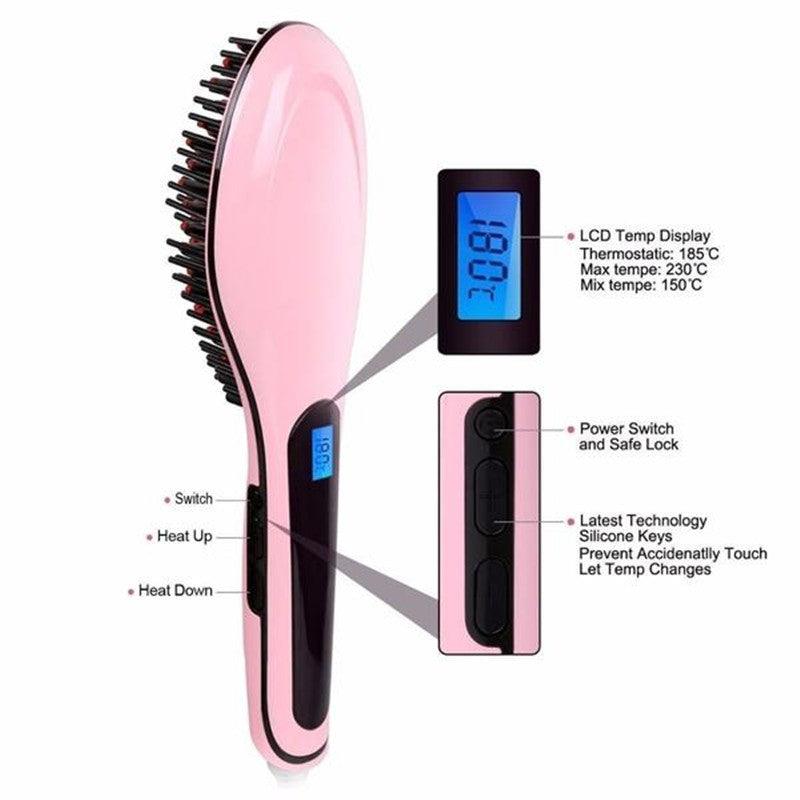 Paddle Brush Hair Straightener - MAXIME