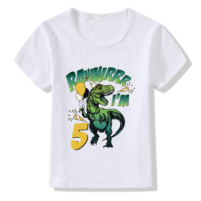 Children's T-shirt Numbers 1-9 Birthday T-shirt - MAXIME