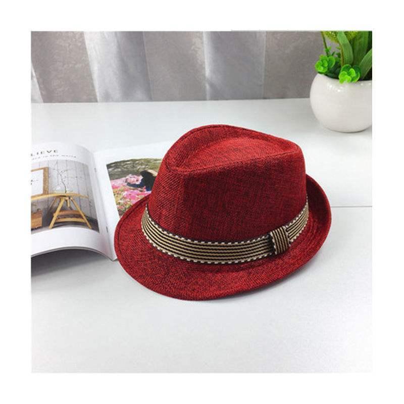 Children's performance jazz straw hat - MAXIME