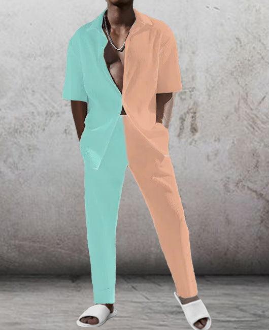 MAXIME 3D Printed Shirt And Trousers Suit - MAXIME