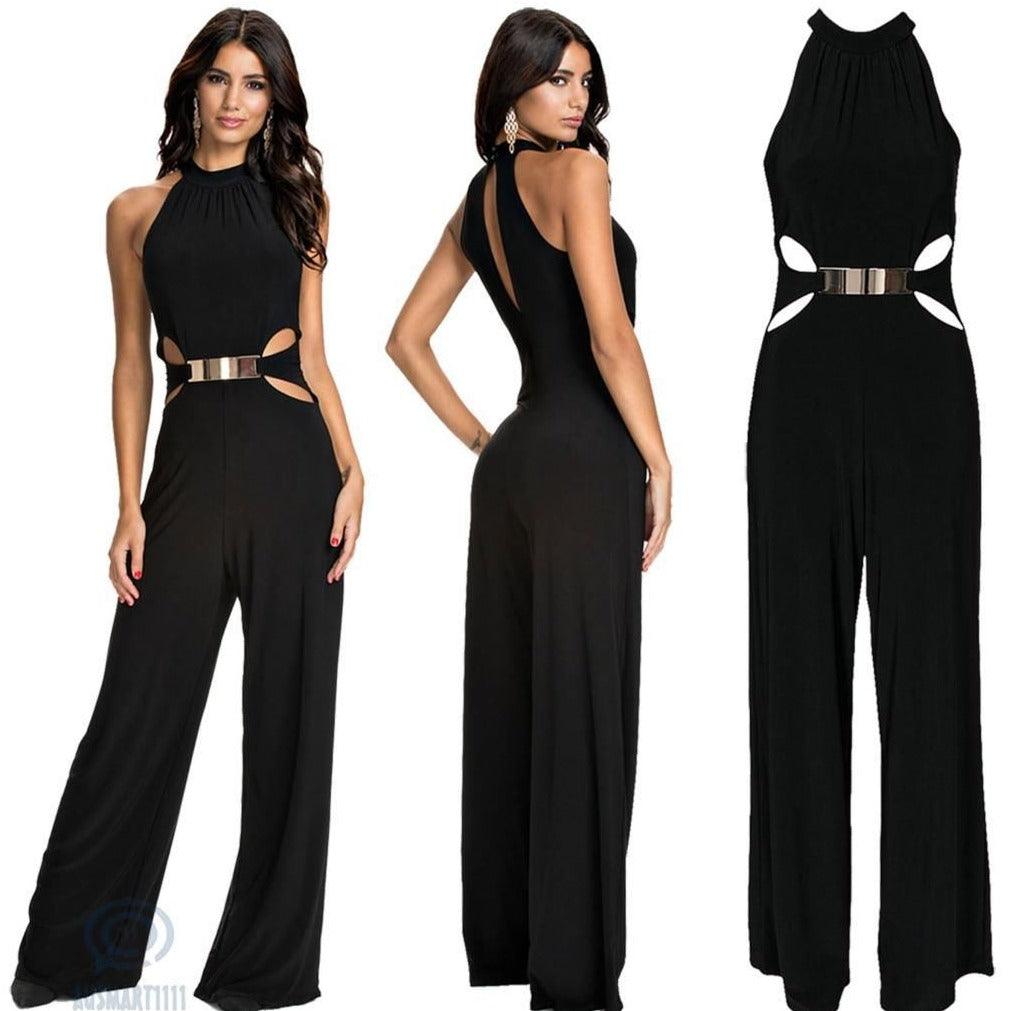 Maxime Casual stitching long-sleeved jumpsuit - MAXIME