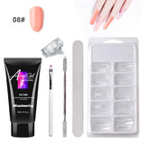 Gel Nail Art Without Paper Holder Quick Model Painless Crystal Gel Set - MAXIME