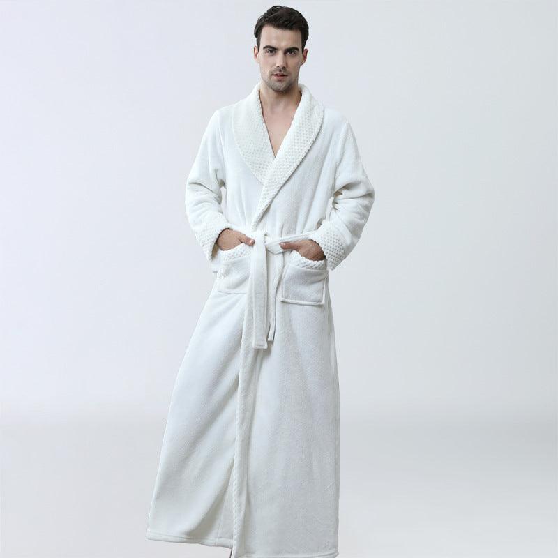 Men's Winter Nightgown Homewear Thickened Pajamas - MAXIME