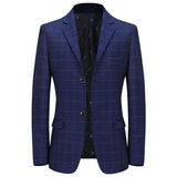 Maxime Leisure Suits Men Coat Plaid - MAXIME