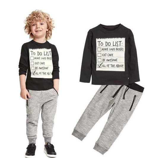 Boys T-shirt Pants 2pcs Suit - MAXIME