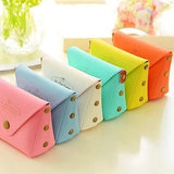 Cute Candy Color Key Case Macaron Coin Purse - MAXIME