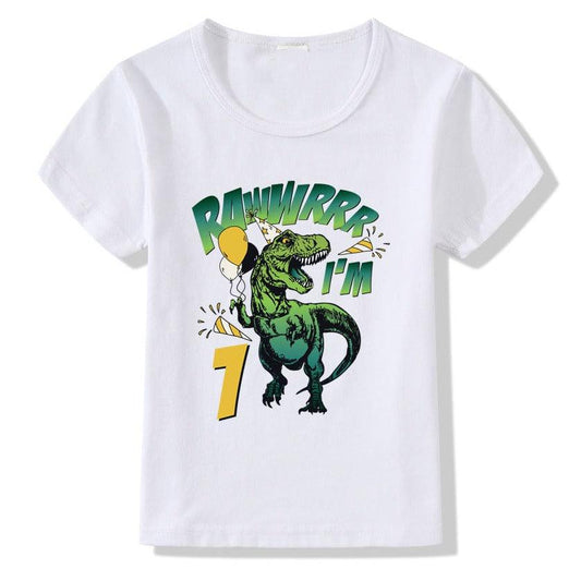 Children's T-shirt Numbers 1-9 Birthday T-shirt - MAXIME