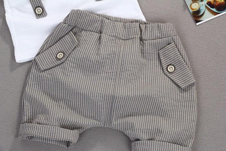 Boys Grey Gentleman Outfits - MAXIME