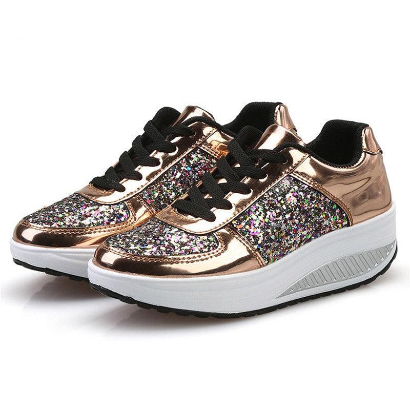 Sequin women's sneakers - MAXIME