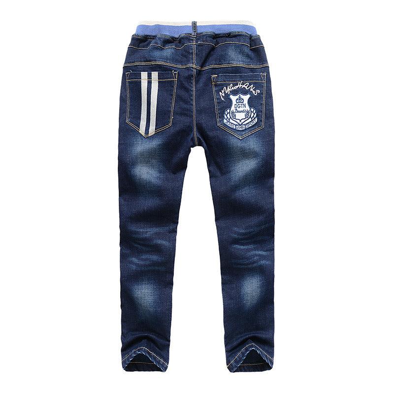 Warm and fleece boy jeans - MAXIME