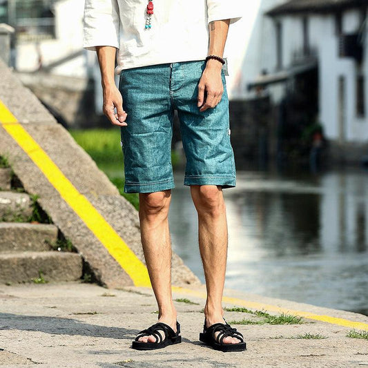 New linen shorts men - MAXIME