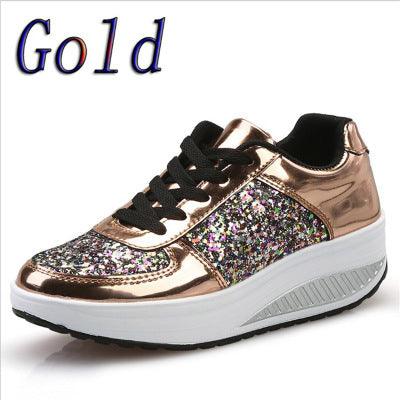 Sequin women's sneakers - MAXIME