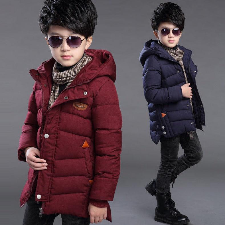 Boy's hooded padded jacket - MAXIME