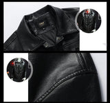 Men's Spring And Autumn Leather Jacket - MAXIME